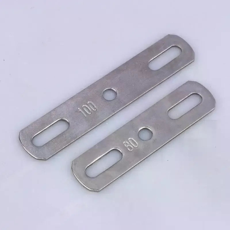 304 Stainless Steel Double Hole Flat Gasket Straight Plate Metal Flat Gasket Richie's