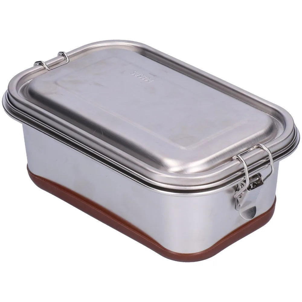 304 Stainless Steel Bento Lunch Box 1500ml – Leakproof Bento Lunch Box Richie's Silver