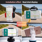 FUCHU 360° Suction Cup Car Phone Mount – Universal Holder Car Phone Mount Richie's