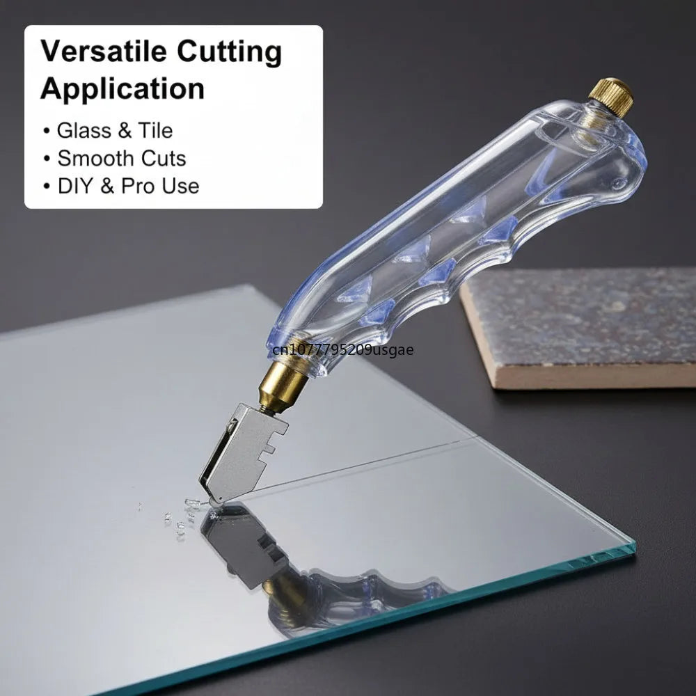 TOTNEND Oil-Fed Glass Cutter – Cuts Glass & Tile 3–15mm Glass Cutting Tool Richie's