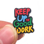 40Pcs Colorful Quote PVC Shoe Charms for Crocs DIY Decor Shoe Charms Richie's