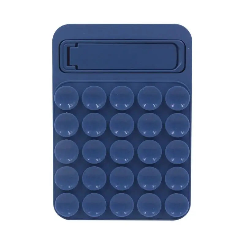 Foldable Silicone Suction Phone Mount – Shower Mirror Holder Phone Suction Mount Richie's Navy blue