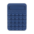 Foldable Silicone Suction Phone Mount – Shower Mirror Holder Phone Suction Mount Richie's Navy blue
