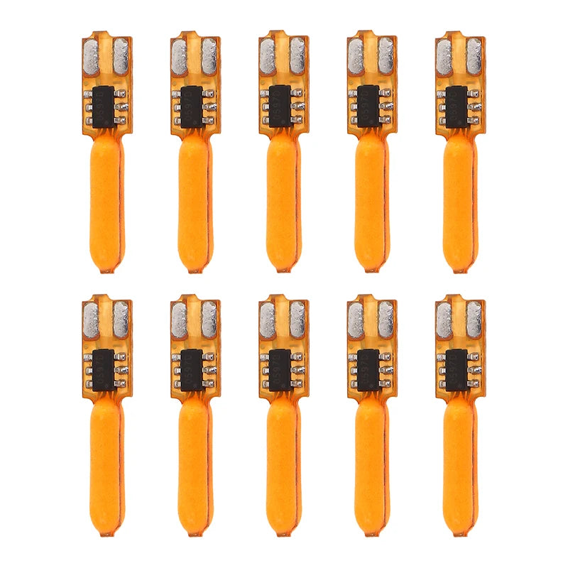 LED Flame Candle Bulbs 3V 1800K COB Filament – 5 or 10 Pack Decorative LED Bulbs Richie's 10pcs