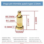 DIP SMD Double Spring PCB Pogo Pin Connectors 20/50/100 Pcs