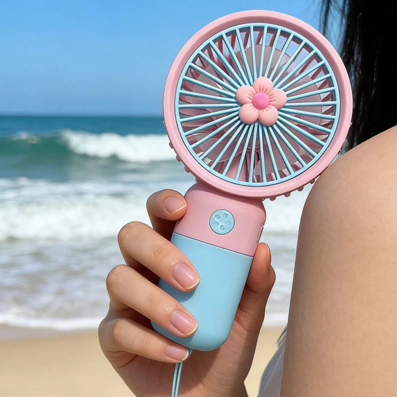 Mini USB Rechargeable Portable Handheld Fan | Travel Office Portable Handheld Fan Richie's