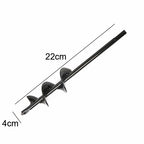 Spiral Garden Auger Drill Bit for Planting Bulbs & Soil Garden Auger Drill Bit Richie's 4x22cm