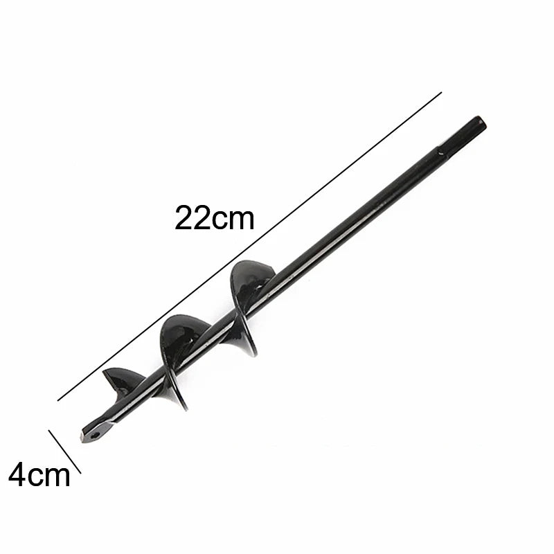 Spiral Garden Auger Drill Bit for Planting Bulbs & Soil Garden Auger Drill Bit Richie's 4x22cm