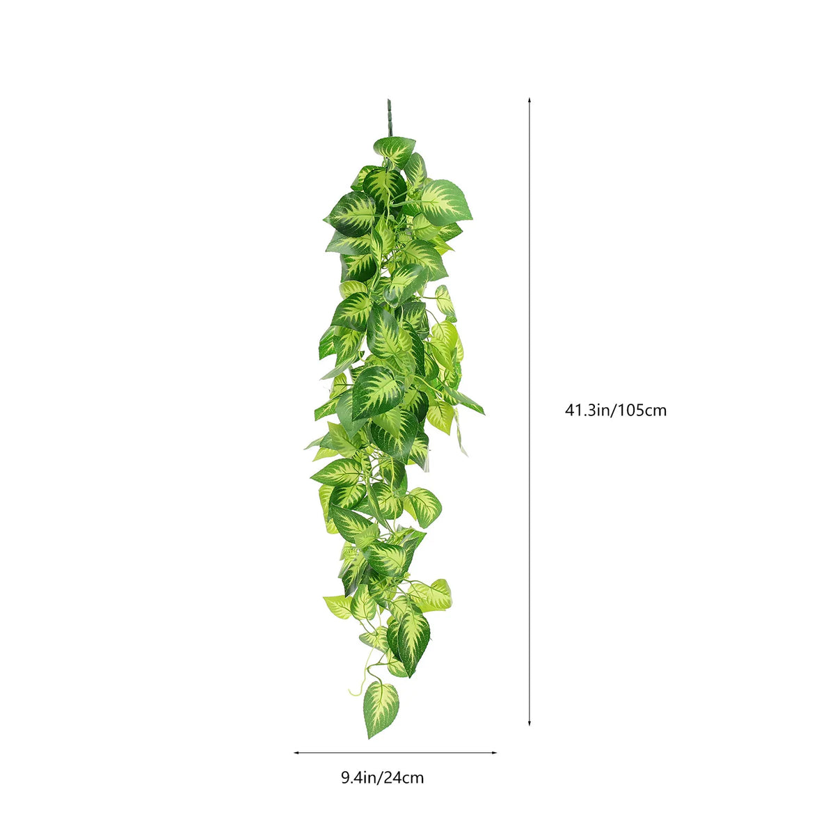 Spotted Leaf Artificial Vine Wall Hanging Plant Decor – Faux Foliage Artificial Hanging Vine Richie's