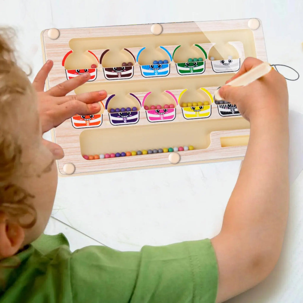 Magnetic Color & Number Maze Educational Toy for Kids 3+ Educational Maze Toy Richie's
