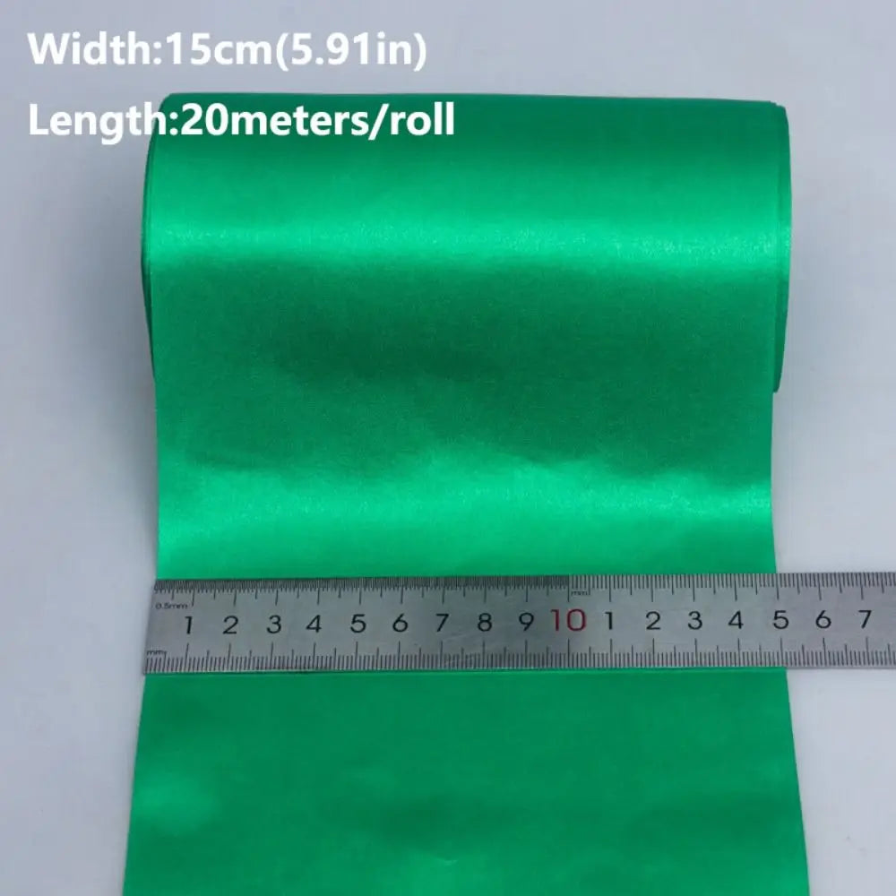 15cm Wide Satin Ribbon 20m Roll – Multicolor Polyester DIY Satin Craft Ribbon Richie's