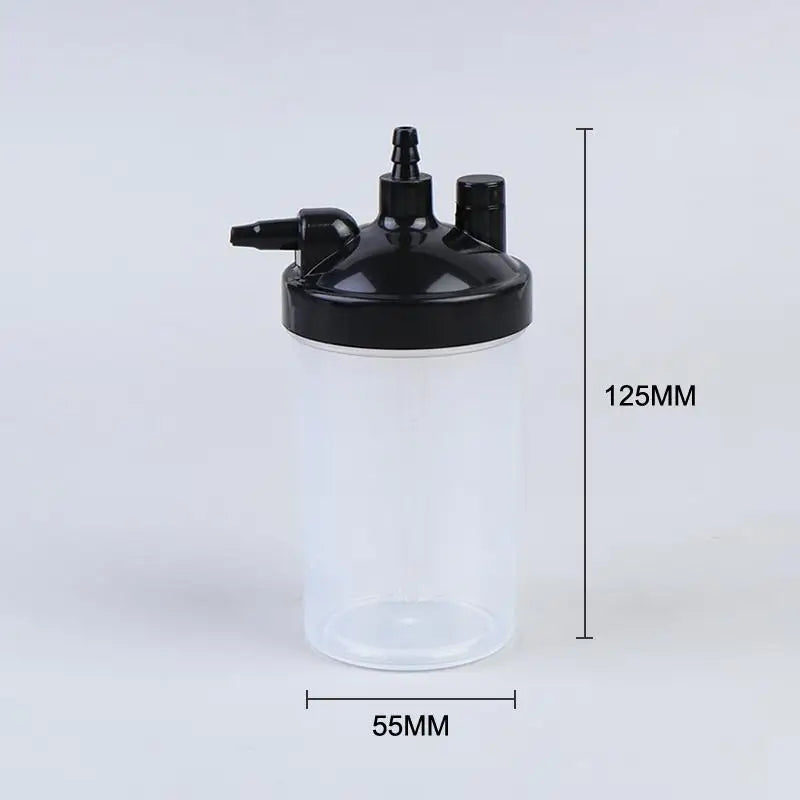 Plastic Oxygen Bubbler Humidifier Bottle for O2 Regulator Oxygen Bubbler Bottle Richie's 01
