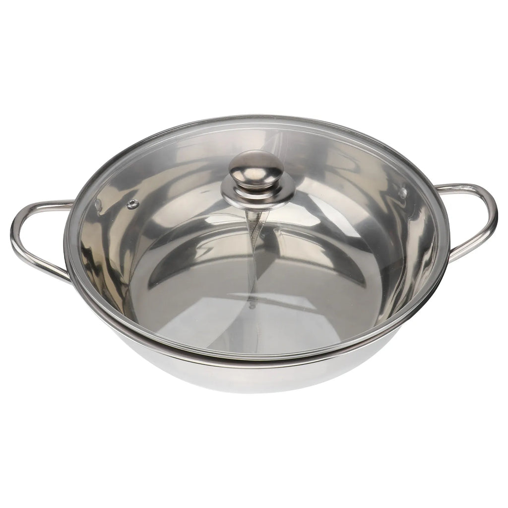 Yin Yang Dual Sided Hot Pot 30cm – Induction & Gas Ready Hot Pot Cookware Richie's