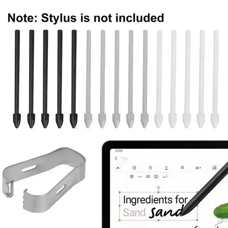 Samsung S Pen Replacement Tips 16-Set with Tweezer | Tab S6–S25 Stylus Pen Tips Richie's