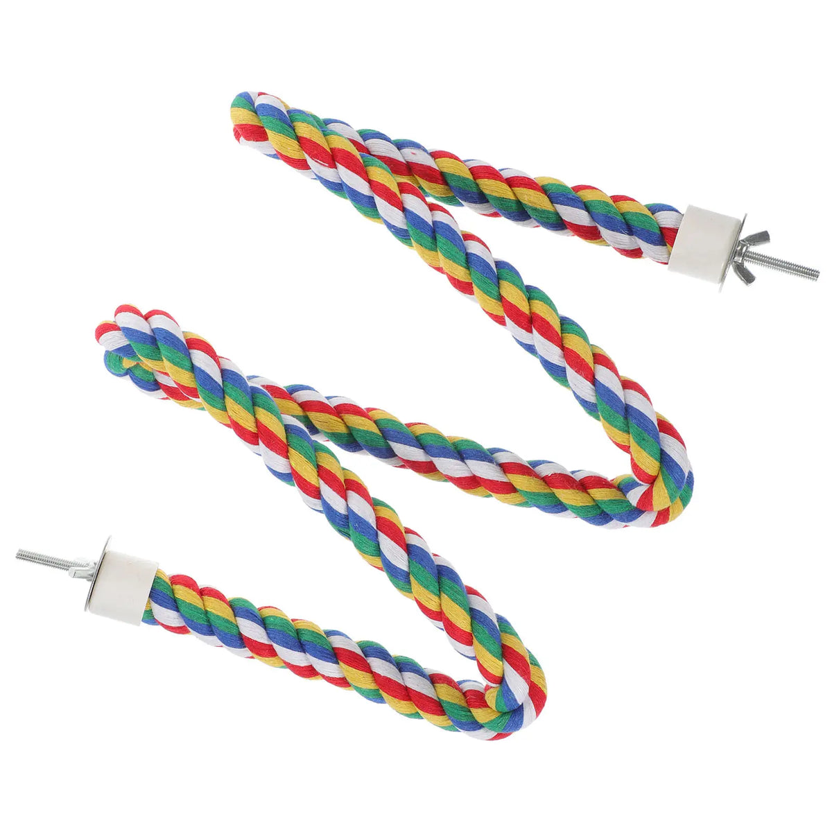 Parrot Cotton Rope Perch – Climbing & Chewing Bird Toy Bird Rope Perch Richie's