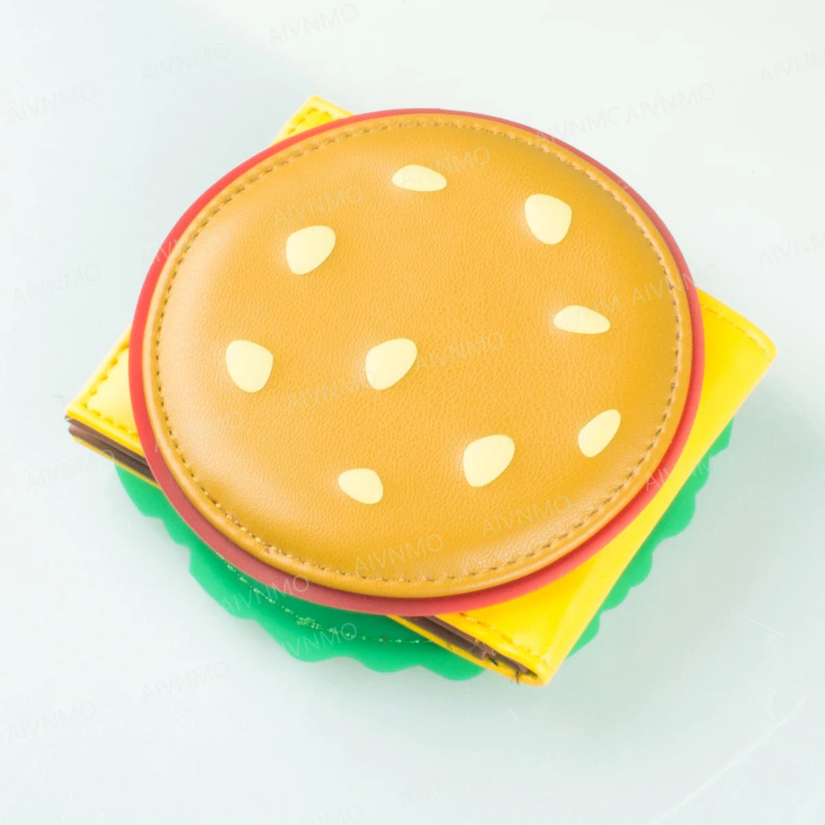 Burger Shaped Novelty Wallet – Unisex PU Card & ID Holder Novelty Wallet Richie's