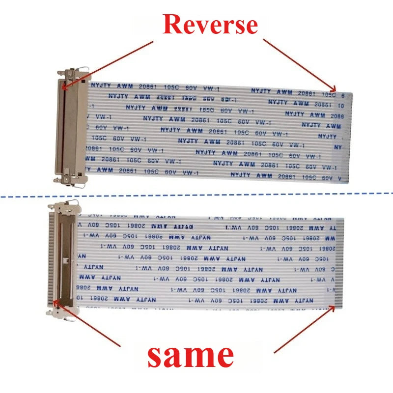 2PCS FFC Ribbon Cable 1.0mm Pitch 30-Pin AWM 20706 Multi-Length FFC Ribbon Cable Richie's