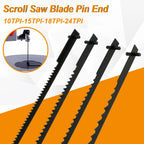 5" Pin End Scroll Saw Blades – Carbon Steel Multi-TPI Set Scroll Saw Blades Richie's