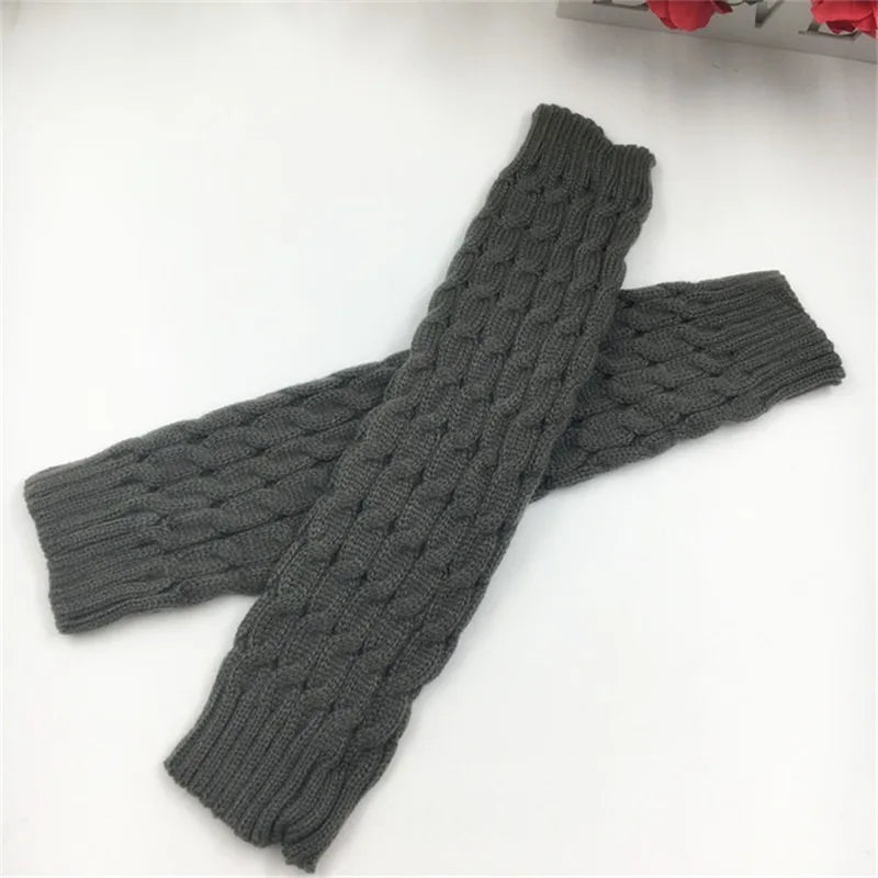 Women's Floral Knit Leg Warmers – Knee Cover & Sports Socks Leg Warmers Richie's