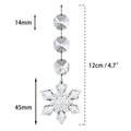 10pcs Acrylic Crystal Snowflake Ornaments – Holiday & Wedding Décor Christmas Ornaments Richie's 10pcs One size fits all