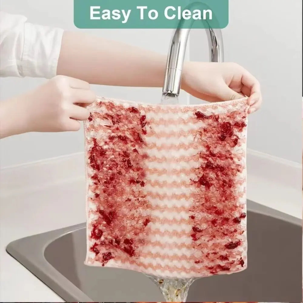 Coral Velvet Microfiber Cleaning Cloths – Reusable 5/10/20 Pack Microfiber Cleaning Cloth Richie's