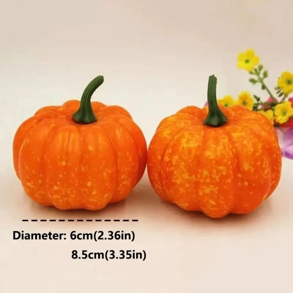 5-Pack Mini Foam Artificial Pumpkins – Halloween Fall Decor Halloween Decor Richie's