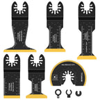 Titanium Coated Oscillating Multitool Saw Blades 5/6Pcs Oscillating Saw Blades Richie's mix size 6pcs