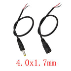4.0x1.7mm DC Male Female Power Connector Cable – CCTV & LED DC Power Connector Richie's