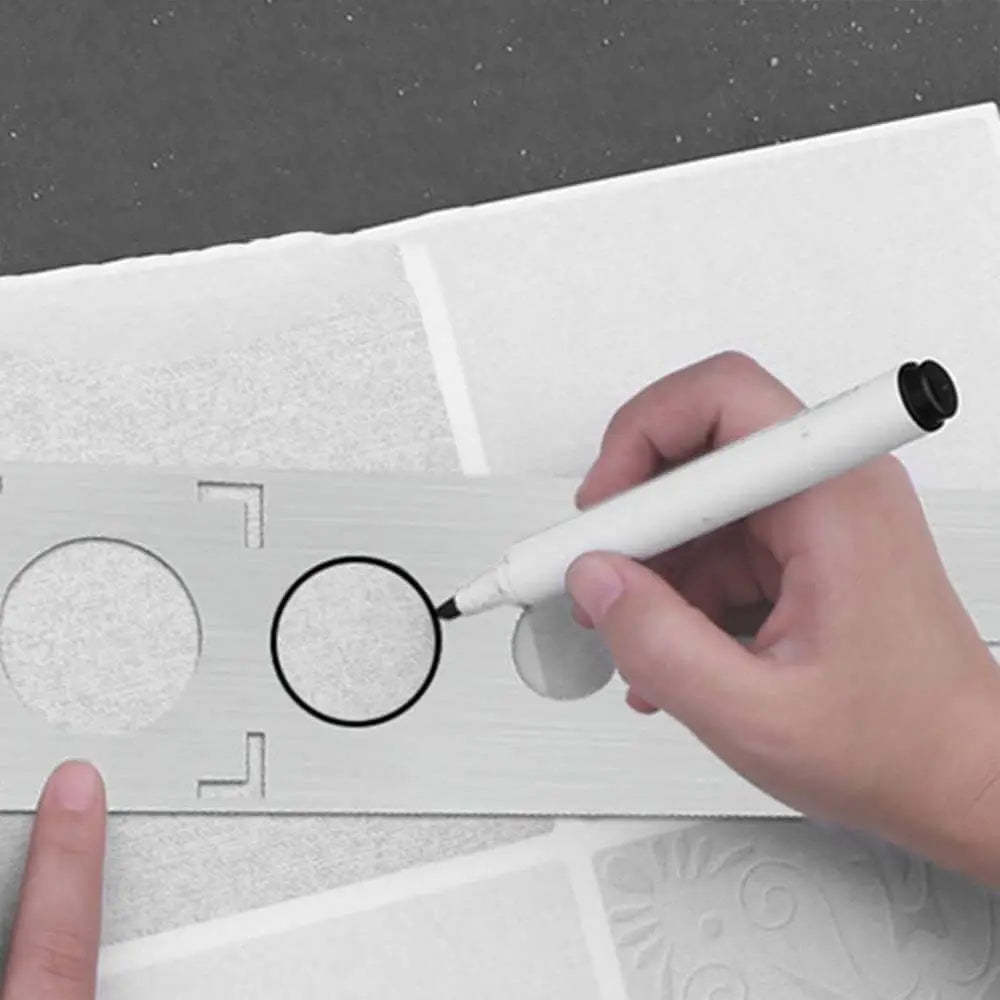 Adjustable Ceramic Tile Hole Locator – Universal Drilling Guide Tile Drilling Locator Richie's