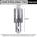 Earth Auger Adapter – 4 Interface Types, Round & Hex Handle Auger Drill Adapter Richie's 07-M22