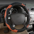 PU Carbon Fiber Leather Car Steering Wheel Cover 14.5–15" Steering Wheel Cover Richie's 1pc