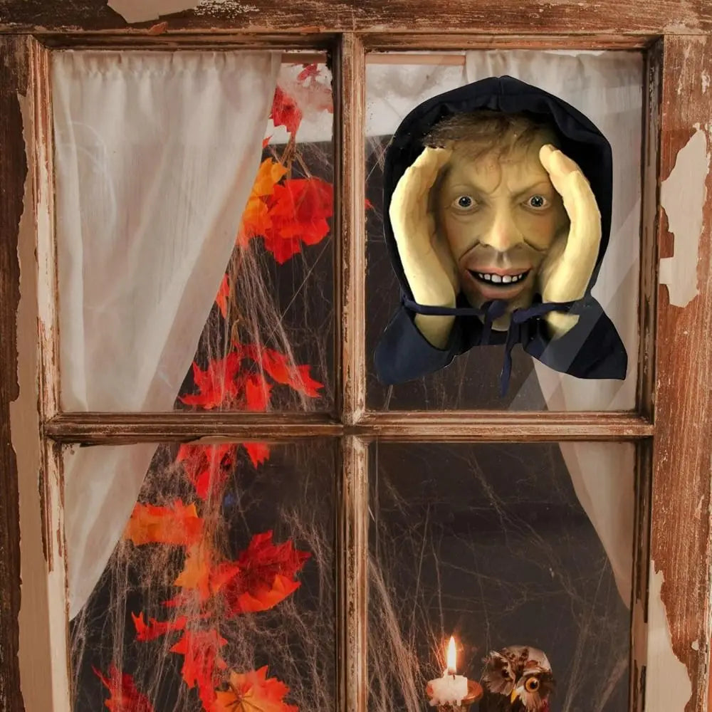 Scary Peeper Clown PVC Window Sticker – Halloween Prank Decor Halloween Window Sticker Richie's
