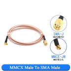 RF Coax Extension Cable BNC SMA MMCX SMB RG316 Adapter Coaxial RF Cable Richie's MMCX-JW To SMA-J 50CM 1PCS