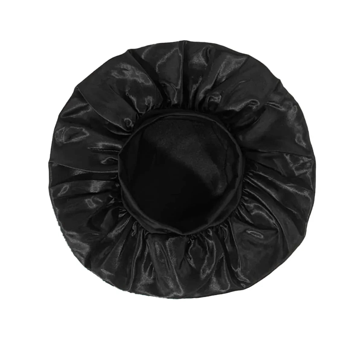 Satin Wide-Brim Sleeping Bonnet – Unisex Hair Care Night Cap Satin Sleep Bonnet Richie's