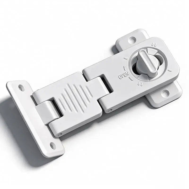 Adhesive Keyless Refrigerator Lock – Baby Proof Fridge & Cabinet Child Safety Lock Richie's White