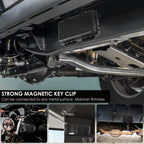 Magnetic Key Holder Box – Waterproof Under Car Spare Key Safe Magnetic Key Box Richie's