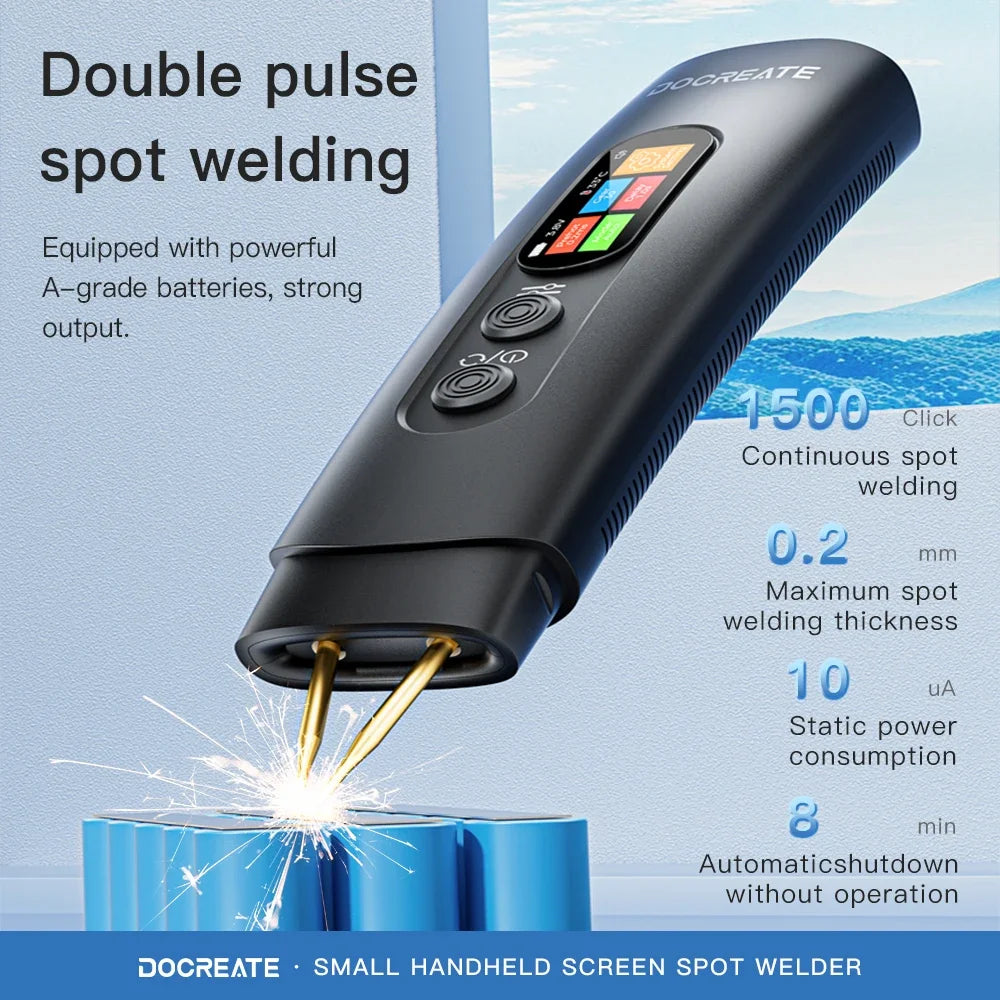 HU-10B Portable Spot Welder 3360W 800A – Color Screen & Dual Mode Spot Welding Machine Richie's