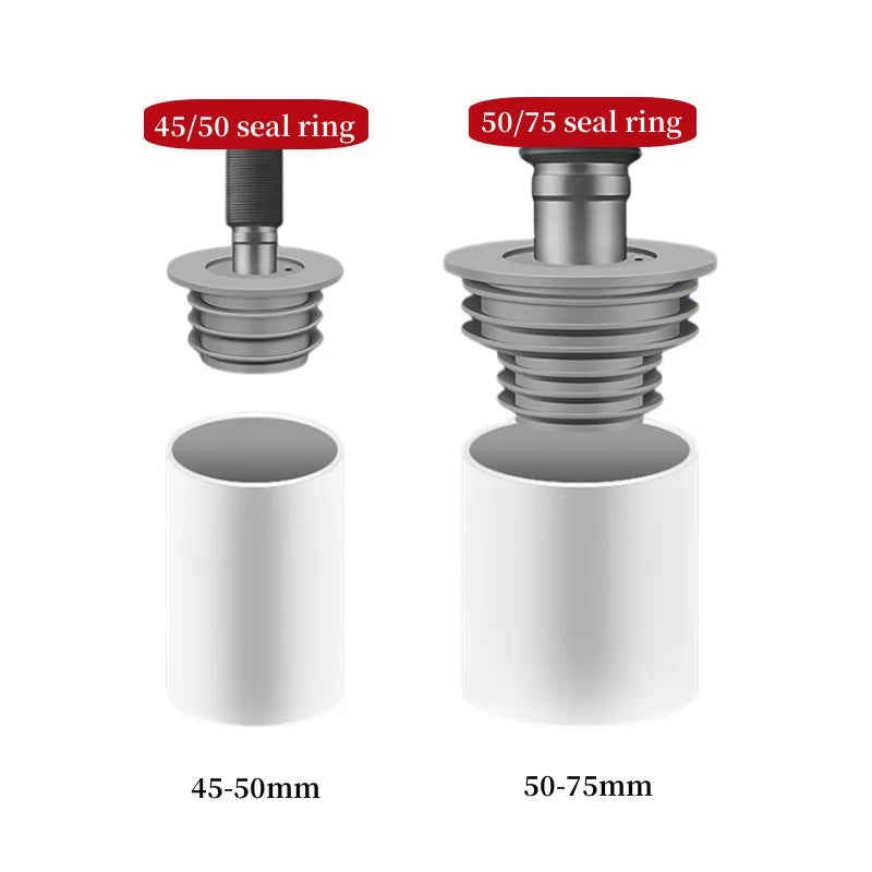 Silicone Floor Drain Sealing Ring – Anti-Odor Sewer Pipe Plug Drain Sealing Ring Richie's