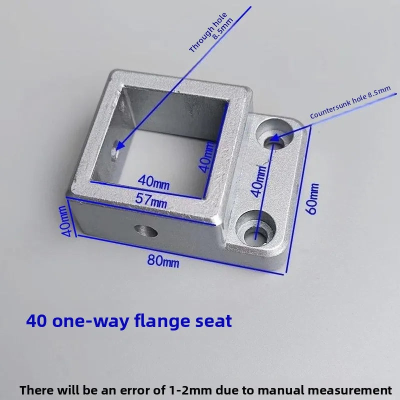 3030/4040 Aluminum Profile Four-Way Flange Holder Corner Bracket Aluminum Profile Bracket Richie's 4040 unidirectional