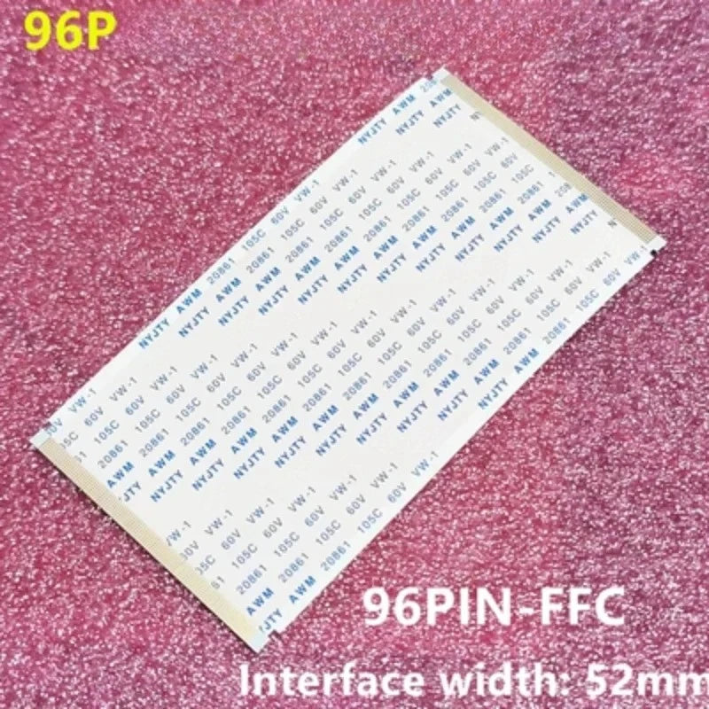 Gold-Plated FFC FPC Flat Flexible Cable 0.5mm Pitch 40P–96P Flat Flexible Cable Richie's 96P Large width 60MM