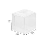 10Pcs Clear PVC Candy Boxes Square Plastic Favor Packaging Party Favor Boxes Richie's