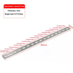Stainless Steel Flat Corner Bracket Mending Plate Furniture Brace Corner Bracket Richie's Square 16holes