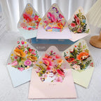 3D Pop-Up Flower Greeting Card with Envelope | Birthday & Holiday Pop-Up Greeting Card Richie's