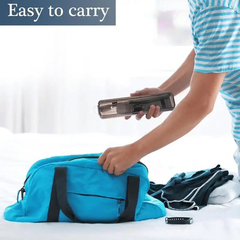 Portable Travel Toothbrush Case & Toothpaste Storage Box Toothbrush Travel Case Richie's
