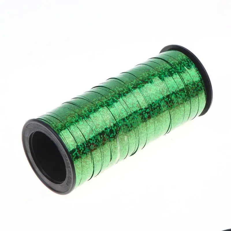 100 Yards Holographic Glitter Curling Ribbon for Gifts & Parties Decorative Craft Ribbon Richie's Green
