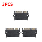 SATA 22-Pin Male to Female Power Data Adapter Converter SATA Cable Adapter Richie's 3 PCS