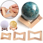 Wood Crystal Ball Holder & Moon Lamp Display Stand Base Display Stand Richie's