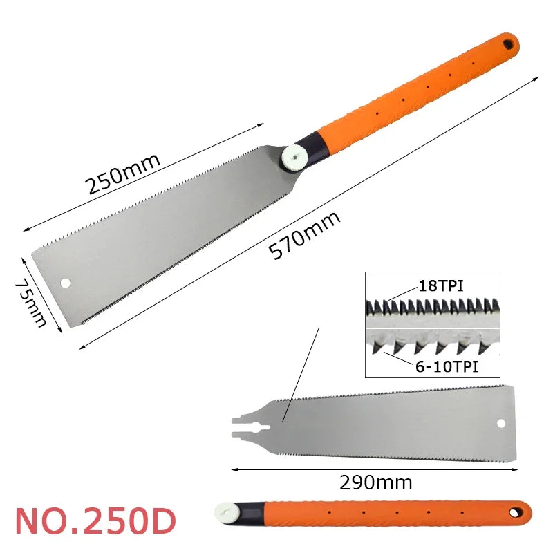 FATCOOL Pull Saw 3-Edge SK5 Steel – Wood, Bamboo & PVC Cutting Hand Pull Saw Richie's