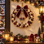 DIY Pearl Bead Christmas Wreath Kit – 30cm Holiday Craft Set DIY Craft Kit Richie's