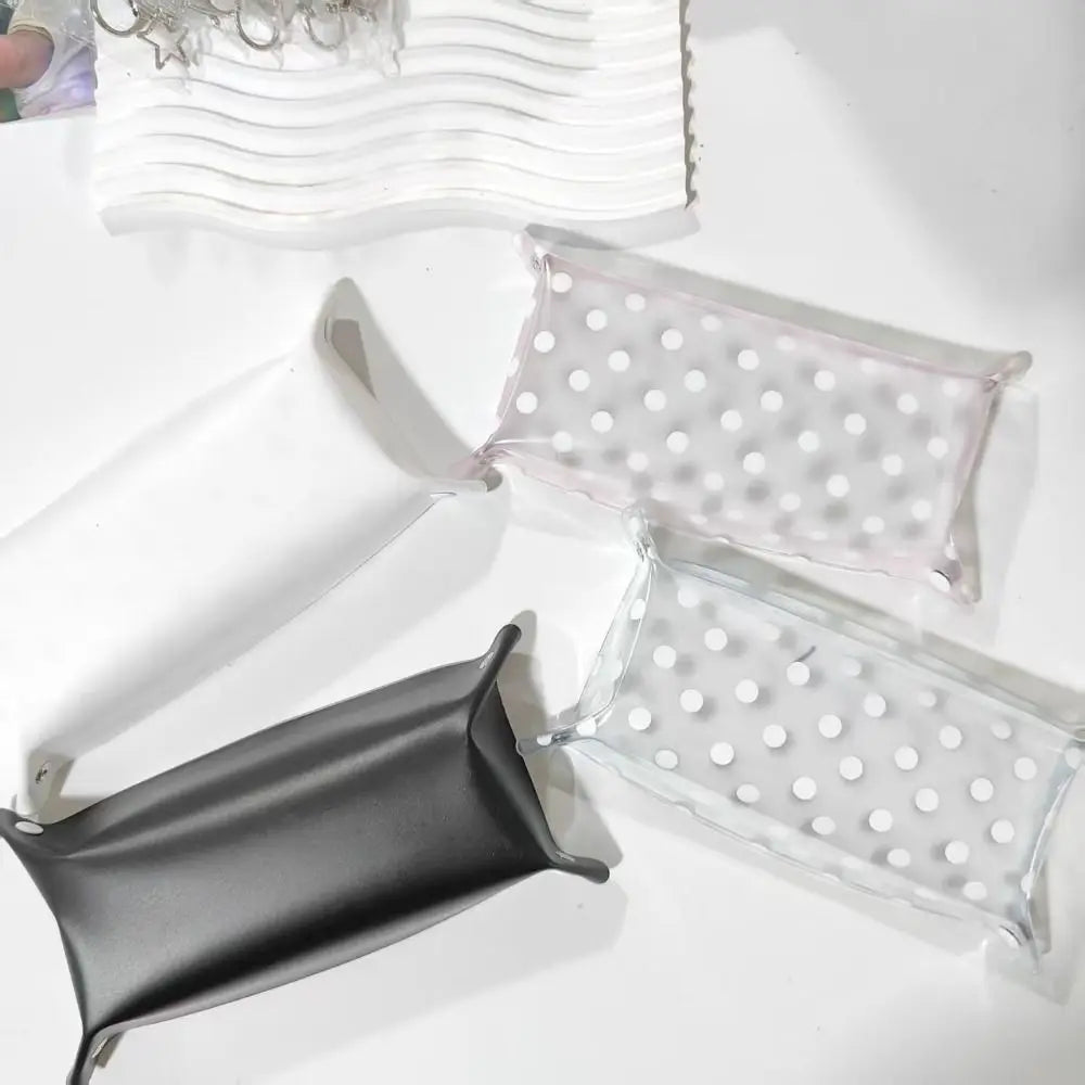 Polka Dot Storage Tray Desk Organizer Stationery Holder Desk Storage Tray Richie's